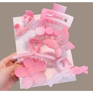 Set 8 kẹp tóc càng cua màu Blue hot trend Hàn Quốc nhiều mẫu xinh xắn cho phái đẹp 🌸𝒕𝒉𝒆𝒈𝒊𝒐𝒊𝒑𝒉𝒖𝒌𝒊𝒆𝒏𝟔𝟗🌸