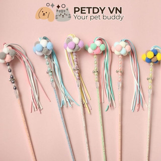 Đồ chơi cần câu que đũa thần tương tác dành cho mèo