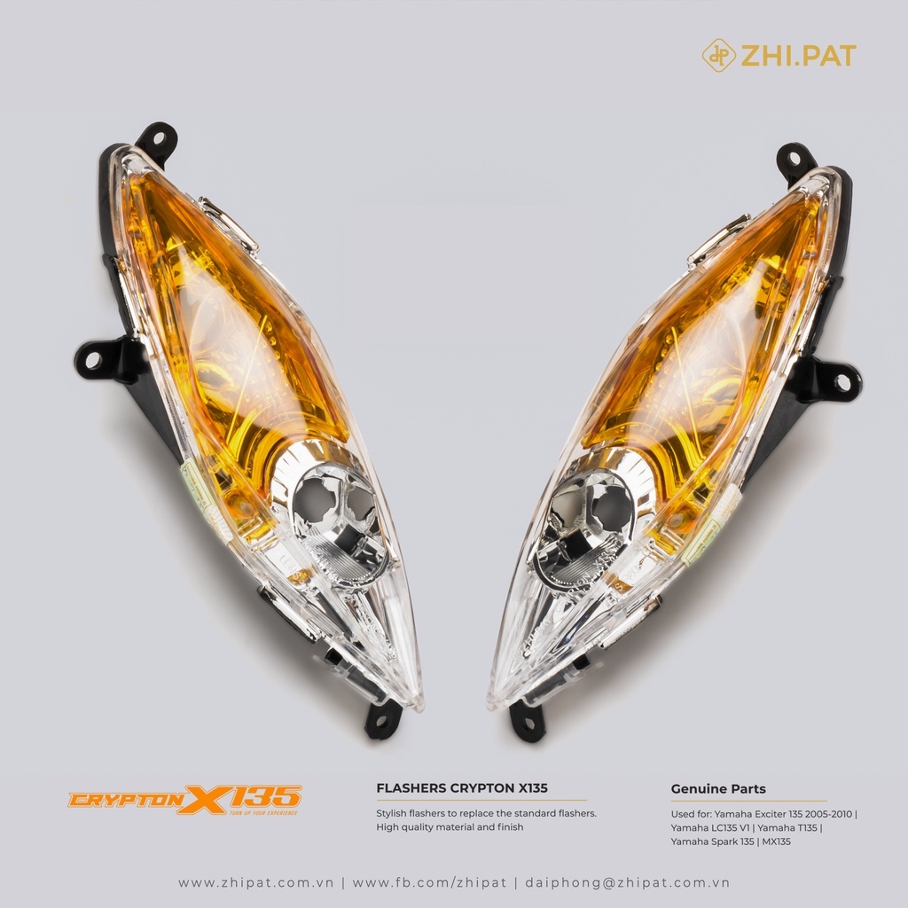 Đèn Xi nhan Crypton X135 gắn xe Exciter 135 2005-2010 * Hàng Chính Hãng