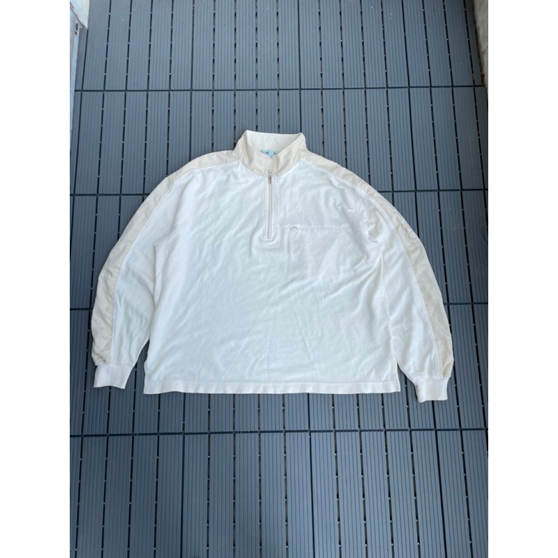 Áo khoác gió nam nữ hiệu Kenzo Golf màu trắng size L(63x59)