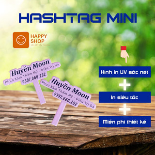 Hashtag biển cầm tay mini chụp hình mẫu làm theo yêu cầu