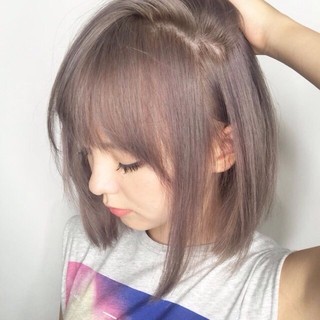Thuốc nhuộm tóc màu Khói tím + kèm oxy trợ nhuộm | Annastyle Tự nhuộm tóc tại nhà dễ dàng