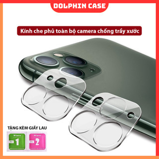 Kính Cường Lực Bảo Vệ Camera Dolphin Case Iphone 7plus/8plus/x/xsmax/11/ 11 Pro/ 11 ProMax/12/12pro/12promax
