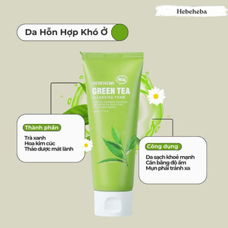 [NHẬP KHẨU] Sữa rửa mặt HEBEHEBA 120ml