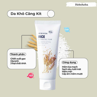 [NHẬP KHẨU] Sữa rửa mặt HEBEHEBA 120ml