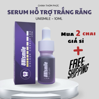  Serum hỗ trợ trắng răng Unismile hỗ trợ cải thiện ố vàng răng dung tích 10ml 