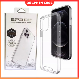 Ốp Lưng Cứng Trong Suốt Space Chống Ố Chống Sốc Full Box Cao Cấp Iphone 11/12/13/PLUS/MAX/PROMAX - Dolphin Case