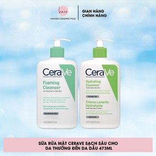 Sữa Rửa Mặt Cerave Sạch Sâu Cho Da Thường Đến Da Dầu, Cho Da Thường Đến Khô