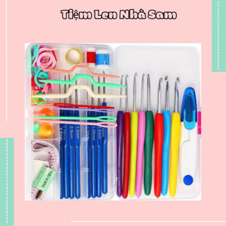 Bộ 52 dụng cụ kim móc len đầy đủ tiện lợi giá rẻ | Tiệm Len Nhà Sam - Sam Crochet