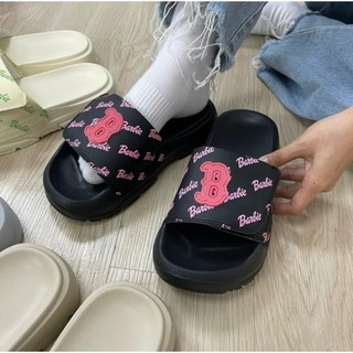 Dép quai ngang Barbie nữ nhiều màu sắc cute mẫu mới 2024