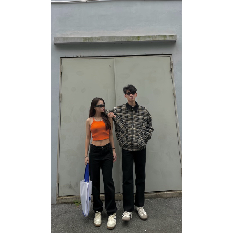 [FreeShip] QUẦN JEANS ĐEN ỐNG ĐỨNG TRƠN HAVEN 10# TẶNG TẤT