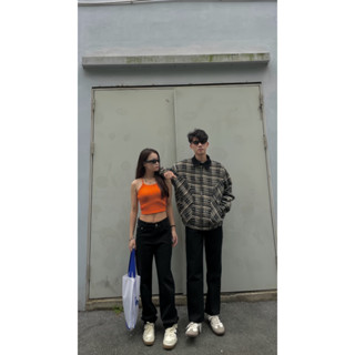 [FreeShip] QUẦN JEANS ĐEN ỐNG ĐỨNG TRƠN HAVEN 10# TẶNG TẤT