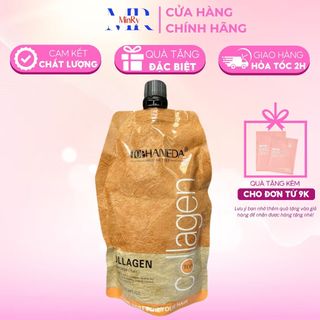 Kem ủ tóc Top Haneda Hair Artist Collagen phục hồi chăm sóc tóc bóng mượt 500ml, tăng cường độ ẩm