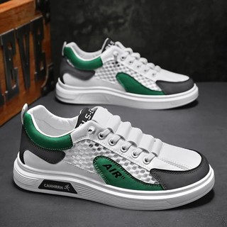 Giày thể thao nam vải thoáng khí classic, giày nam sneaker lười dây thông minh