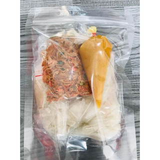 Bánh tráng rìa phơi sương bơ béo sốt muối béo