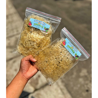 GÓI 100G Bánh tráng vuông trộn Tỏi Rong biển - DÁN TEM SẴN