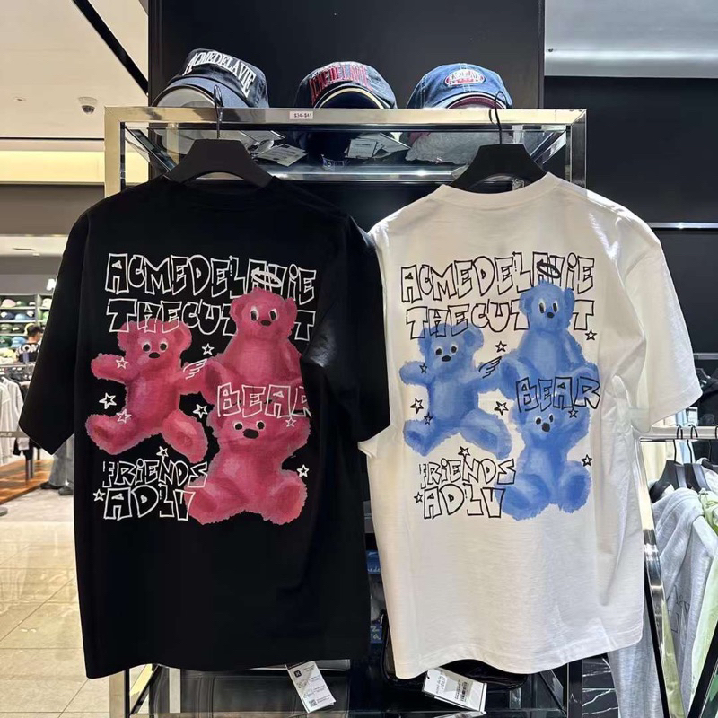 [ CHÍNH HÃNG ] Áo thun ADLV CRAYON THREE BEAR ARTWORK SHORT SLEEVE