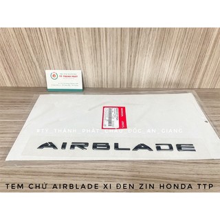 Tem chử Airblade Xi Đen zin