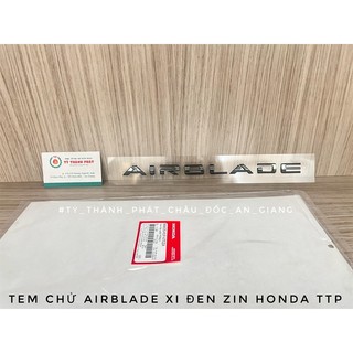 Tem chử Airblade Xi Đen zin ( AB 2020 - 2023 ) ( giá 1 miếng )