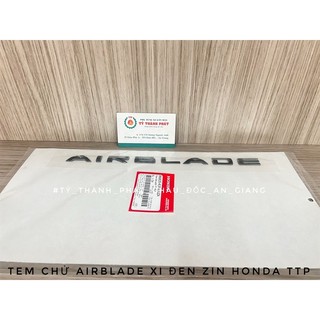 Tem chử Airblade Xi Đen zin ( AB 2020 - 2023 ) ( giá 1 miếng )