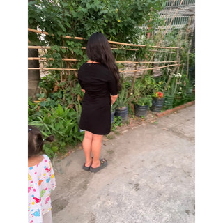 đầm đen cho nữ từ 45-48kg