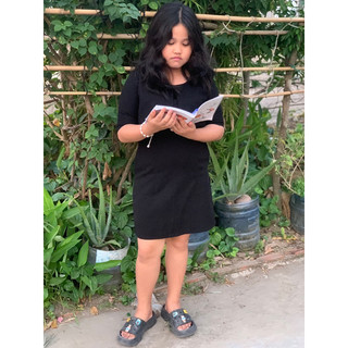đầm đen cho nữ từ 45-48kg