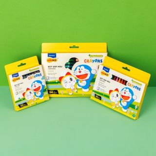 Sáp Màu Thiên Long Doraemon 10/16/24 Màu (1 Hộp) - Camshop