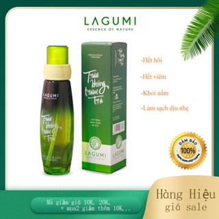 Dung Dịch Vệ Sinh Phụ Nữ Lagumi Trầu Không Tràm Trà Giúp Làm Sạch, Khử Mùi, Kháng khuẩn, An Toàn 100ml