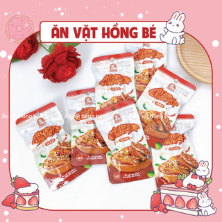Cá cơm bà tuyết ăn liền tê cay, cá cay việt nam, cá khô rim tỏi ớt, ăn vặt hồng bé