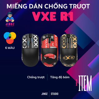 Miếng dán chống trượt cho chuột VXE R1 SE | SE+ | PRO | PROMAX Griptape- Jinoz Gaming Studio