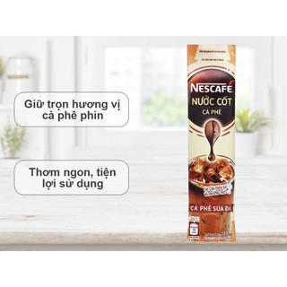 1 Gói Nước Cốt Nescafe sữa Đá sánh quyện chuẩn Gu chỉ cần thêm đá dùng ngay.. tiện lắm luôn ạ