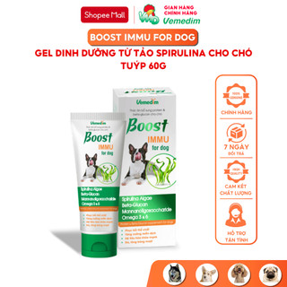 Vemedim Boost IMMU for dog gel dinh dưỡng cho chó tăng đề kháng, tuýp 60g