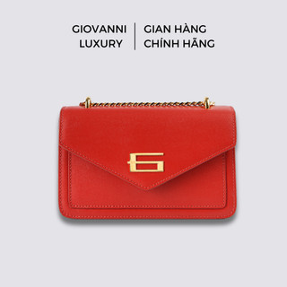 Túi Xách Nữ GIOVANNI Da Bò Dập Vân Cao Cấp Ý Dáng CrossBody Đeo Chéo DLD26-001