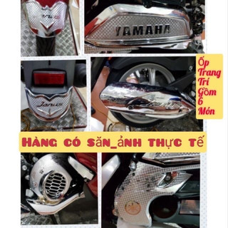 ốp trang trí,bảo vệ janus chính hãng crom (lắp chung các đời)
