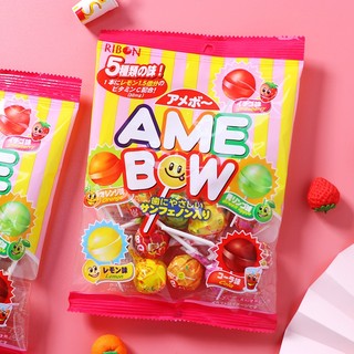 Kẹo mút trái cây Ribon Amebow gói 11 que 120g