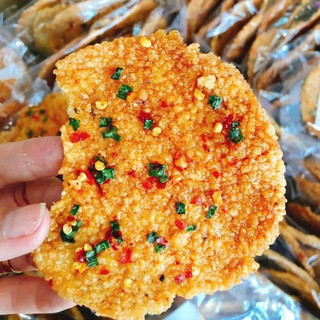 Cơm cháy mắm hành , Cơm cháy chiên mắm hành thơm lừng ngon giòn cay, đồ ăn vặt siêu cay-CCH