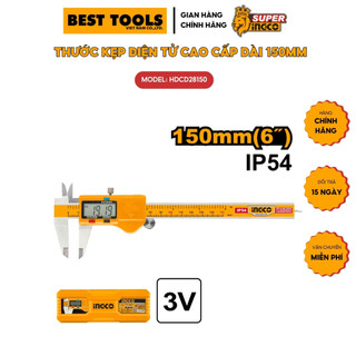 Thước kẹp điện tử cao cấp dài 150mm ingco hdcd28150