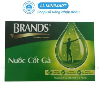 Hộp 6 Nước Cốt Gà Brand's 420ML (6 Lọ x 70ml)
