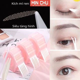 Kích mí xịt nước cuộn 360 miếng dán mí + set que nhíp