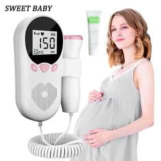 Máy Đo Nhịp Tim Thai Sản Giảm Tiếng Ồn Thông Minh Trang chủ Thai nhi Tim Monitor với hình LCD cho phụ nữ mang thai