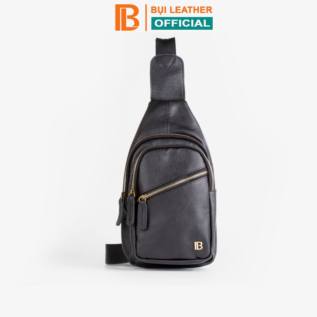 Túi đeo chéo da bò Bụi Leather - DC106 Da bò pullup, Da bò sáp ngựa điên- Crazy horse cao cấp BH 12 