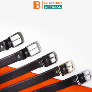  Thắt lưng nam da bò nappa 3 lớp L114-màu đen-khoá kim- nhiều mặt lựa chọn-Bụi leather bảo hành 12 tháng 
