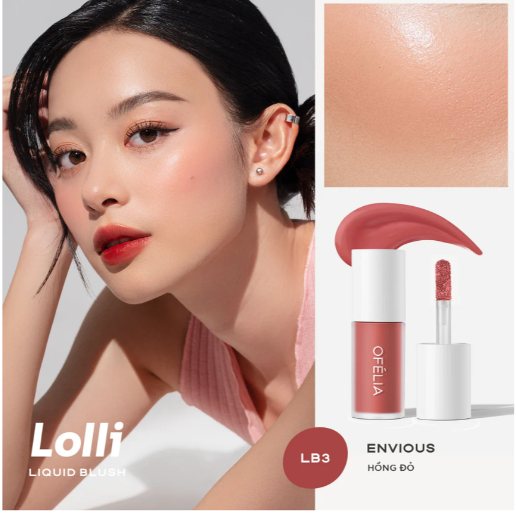 Má Hồng Kem OFÉLIA Lolli Liquid Blush (4.3g)