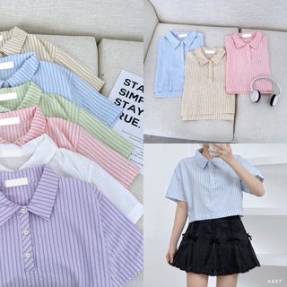 Áo Sơ Mi Sọc Phong Cách Dễ Thương Mã A667