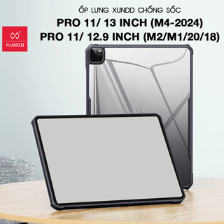 [Hỏa Tốc HCM] Ốp lưng XUNDD iPad Pro 11/13 inch (M4-2024)/ Pro 11/12.9 inch (M2-2022/M1-2021/2020/2018) (BEETLE) ViềnTPU
