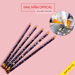 Bút chấm đá bằng sáp cao cấp đính đá nail