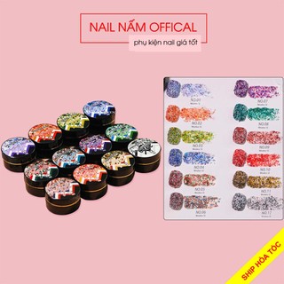 Gel nhũ cát Vendeeni nhiều màu hũ 10g cao cấp