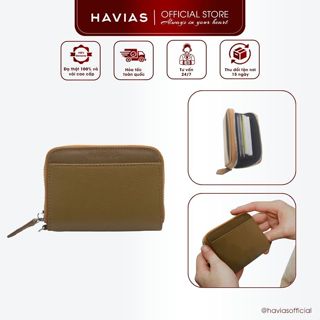 Ví da bò mini nhiều ngăn SLOT HAVIAS