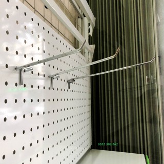 Móc treo 3 càng cài tôn lỗ thân móc 5ly - Độ dài móc từ 10cm đến 30cm