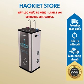 Máy lọc nước RO nóng lạnh 2 vòi SUNHOUSE SHR76210CK 10 cấp lọc